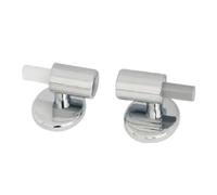 Charnières de toilettes fiables Fixation universelle pour siège de toilette Installation Fermeture douce pour un environnement paisible Charnière de couvercle