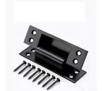 Charnières dissimulées, charnière de porte invisible en acier inoxydable à 180 degrés avec écart de 1 mm, très résistante pour portes en bois et aluminium, 15 x 9 cm