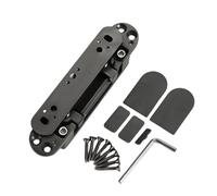 Charnières dissimulées pivotantes à 125 degrés - Charnières de porte invisibles en alliage d'aluminium robuste - Charnière réglable - Accessoires de charnière dissimulée