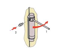 Charnières double action pour porte de largeur 700 mm - acier - Liob GROOM