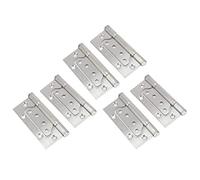 Charnières en Acier Inoxydable, 6 Pièces Charnières de Fenêtre à Ouverture Plate Petites Charnières Charnière à Roulement Muet Quincaillerie de Meubles Petite Charnière pour