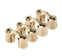 Charnières en Laiton 8mm, Angle d'ouverture 180°, Charnières Cachées pour Boîte à Bijoux, Boîte à Cadeaux, Porte d'Armoire, 4Pcs