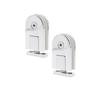 Charnières en verre Charnière de porte en verre, pince salle bain, charnières pivotantes, 360 degrés charnière pivotante pinces à vitrine douche