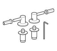 Fixation Abattant WC Geberit Pour 572100 Chromé 598130000