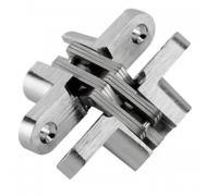 Charnières invisibles 180° pour allonge papillon - panneau 22 à 30 mm - ancien modèle POTTKER