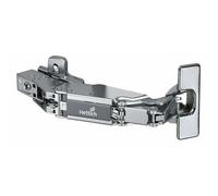 Charnières invisibles à visser 165° Sensys 8657-design Intermat-E52 mm-C9,5 mm HETTICH