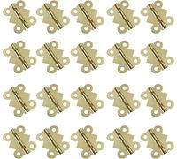 Charnières papillon for portes et armoires, 20 pièces, multicolores, tailles 90° et 180°(Unique Colour,Small 180°)