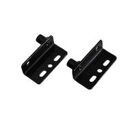 Charnières pivotantes noires robustes à arbre dissimulé avec bague pour portes en bois, tiroirs, meubles, armoires, armoires, charnières pivotantes robustes pour portes d ' armoires en bois