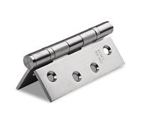 Charnières plates en acier inoxydable 304 de 10,2 cm à 12,7 cm, 2 pièces (1 paire), accessoires de quincaillerie for meubles, charnières de porte épaisses Charnière pliante(4 inch 2 Pcs)