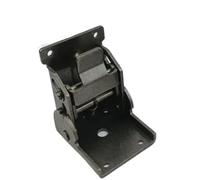 Charnières pliantes à verrouillage automatique, Support de charnière de pied de Table pliante à ressort à 90 degrés avec serrure, sans trous, multicolore(Black)