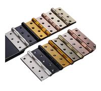 Charnières pliantes en acier inoxydable à roulements de 4/5 pouces, épaisseur de 3 mm, 1 pièce(4inch Gold)