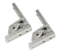 Charnières pliantes en acier laminé à froid, 2 pièces, charnière pliante autobloquante à 90 °, support de pied de Table, charnière pliante à ressort à 180 °