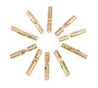 Charnières, porte, charnière bout à bout d'armoire, pliante, boîte à bijoux à vin en laiton et cuivre pur, baril Invisible caché 10 pièces