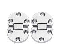 Charnières, porte, charnière bout à bout d'armoire, pliante, Table autoportante en alliage de Zinc, Tables à rabat for la maison, quincaillerie ovale for meubles, 2 pièces