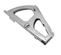 Charnières pour armoires à chaussures, 2 pièces en acier inoxydable, charnière de tiroir cachée avec support pivotant, fixations for mobile, cadre à plaque rabattable(3 layer 2pcs)