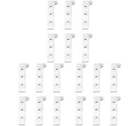 Charnières pour portes d'armoires avec fermeture amortissante, 18 pièces, charnières à sept formes pour portes et fenêtres, pivotantes en acier inoxydable, pour meubles de cuisine, pour tourner le