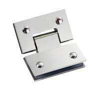 Charnières pour portes de douche en verre Glass door hinge 90/135/180 degrees wall-to-glass hinge Suitable for 8-12 mm glass(135 Degree Glass to Glass)