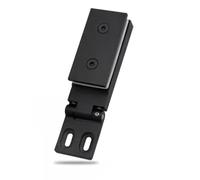 Charnières pour portes de douche en verre Glass Door Hinge Pivot Hinge Stainless Steel Suitable for 8-12mm Glass 90 Degree Opening(Black)