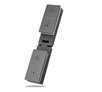 Charnières pour portes de douche en verre Glass Shower Door Hinges Pivot Hinge 304 Stainless Steel 180 Degree 8-12mm Multicolor(Gray Black)