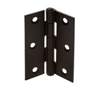 Charnières rectangulaires en acier noir pour porte de meuble - par 20 - 60x35 Interges