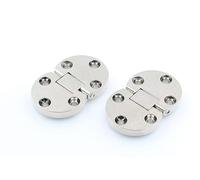 Charnières réglables for porte à charnières, 2 pièces, de table pliantes pivotantes 90 degrés, charnière rabat vers le bas, support semi-circulaire invisible 180°(XK5031W)