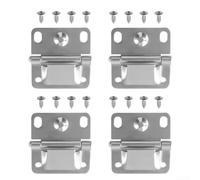 Charnières robustes en acier inoxydable pour refroidisseurs de camping Coleman 5,8 x 5,1 cm Pièces de rechange avec vis pour réparation d'équipement extérieur Argenté