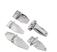 Charnières, roulements et accessoires de quincaillerie robustes en acier inoxydable 304 for porte de congélateur (1 pièce)(140x72x4mm)