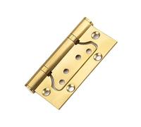 Charnières universelles for portes en bois, portes doubles, sans rainure, pliantes et antirouille(2pcs gold,4X3inch)