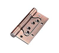 Charnières universelles for portes en bois, portes doubles, sans rainure, pliantes et antirouille(2pcs Red Bronze,5X3inch)