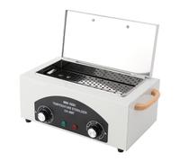 Charocean Stérilisateur à air chaud 300 W, 2 l, 50-220 °C, stérilisateur à haute température - Chaleur sèche compact, 0 à 60 min, petits stérilisateurs pour outils d'ongle/ciseaux/pincettes (avec