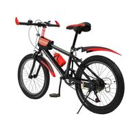 Charocean VTT 20" pour enfants garçons et filles, VTT à 7 vitesses avec garde-boue, bouteille d'eau, cloche de boussole, capacité de charge 85 kg, de 8 à 13 ans, rouge