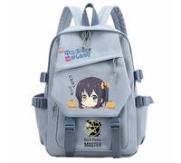 Charous Anime Love, Chunibyo & Autres Délires Takanashi Rikka Bleu Nylon Sac D'école Utilisé Pour Les Fans De Manga Cosplay, Bleu 3, taille unique