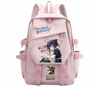 Charous Anime Love, Chunibyo & Autres délires Takanashi Rikka Sac à dos en nylon rose Sac d'école Utilisé pour les fans de Manga Cosplay, Rose 8, taille unique
