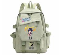 Charous Anime Love, Chunibyo & Autres délires Takanashi Rikka Sac à dos en nylon vert Sac d'école Utilisé pour les fans de Manga Cosplay, Vert 6, taille unique