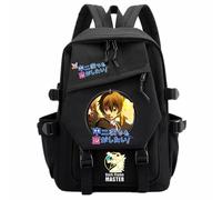 Charous Anime Love, Chunibyo et autres idées délirantes Togashi Yuuta Nylon Cartoon Sac à dos Sac d'école pour fans de Manga Cosplay, Noir, taille unique