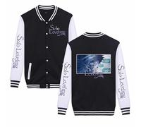 Charous Anime Solo Leveling Sung Jin-Woo Veste de baseball décontractée pour les fans de manga Cosplay, Noir 4, M