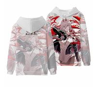 Charous Sweat à Capuche Anime Chainsaw Man Cosplay Power Cartoon,Sweat décontracté pour Les Fans de Manga Power Gift