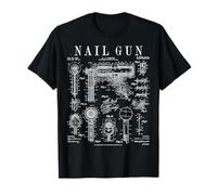 Charpentier Builder Pistolet à Ongles Vintage T-Shirt