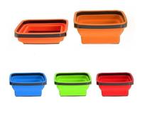 Charpentier pour vis en silicone, fixations magnétiques pour bol de 12,7 cm, boîte de rangement pour projets de plombier - pour outils - Plateau pliable 4 (se replie à plat à 0,75, s'étend jusqu'à 2