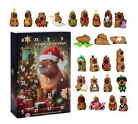 Charpincho de l'Avent de Noël 2025 | Calendrier à suspendre 24 jours Décoration 3D pour porte d'entrée, couronne, bureau, escalier, rebord de fenêtre, étagère Pa