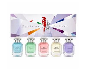 Charrier Parfums Parfums de Luxe, Coffret de 5 Eaux de Parfums Miniatures, 60 ml