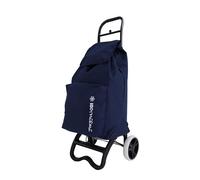 Charriot de Course Pliable Metzelder Time K avec Poche Isotherme Garantie 1 Ans (Marine)(99cm X34cmX32cm)-55L-2kg