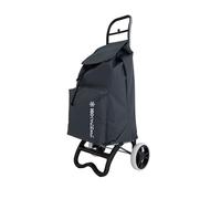 Charriot de Course Pliable Metzelder Time K Gros Volume avec Poche Isotherme Garantie 1 Ans (Gris)(99cm X34cmX32cm)-55L-2kg