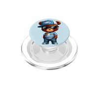 CHARRUA Uruguay Ours avec Drapeau Uruguayen Uruguayo PopSockets PopGrip pour MagSafe