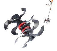 Charrue pour tondeuse à gazon - Charrue de jardin équilibrée et robuste, scarificateurs de pelouse de précision résistants à l'érosion pour jardin, ferme, verger, champ, agriculture