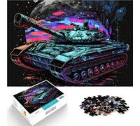 Chars Puzzles de 1000 pièces pour Adultes Difficile à réaliser mais Amusant et Humoristique Cadeau d'anniversaire, Cadeaux 38x26cm