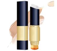 Chartming Color Changing Foundation Stick,Cover Cream Stick V White Korean Foundation Sticks,Fond De Teint Sticks 2 En 1,Full to Medium Coverage Base Makeup,Coverage,Korean Makeup,With Brush (Ivoire)