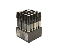 Chartpak AD marqueurs, Tri-nib, 25 assortis Couleurs du directeur artistique en Dessus de table Cube, 1 chaque (K) Cube à poser 25 Warm/Cool Grey Colors multicolore