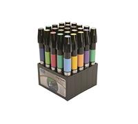 Chartpak AD marqueurs, Tri-nib, 25 assortis Couleurs du directeur artistique en Dessus de table Cube, 1 chaque (K) Cube à poser 25 Art Director Colors multicolore