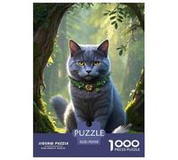 Chartreux 1000 Pièce Puzzle Jeu De Famille Créatif Jigsaw Puzzles Défi Couleur pour Cadeaux De Voyage, Présent 70x50cm/1000pcs